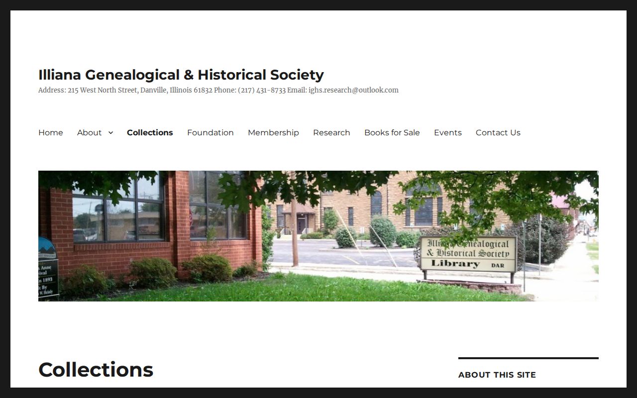 Danville previous residents research in Illiana genealogy collections